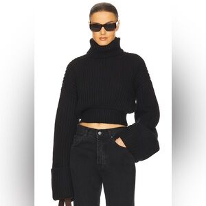 HELSA Esti Turtleneck Sweater in Black